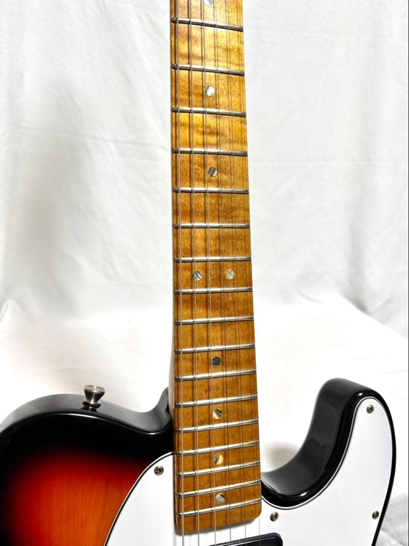 【新品弦張替済、ネックトラ杢】Bacchus テレキャスター UNIVERSE