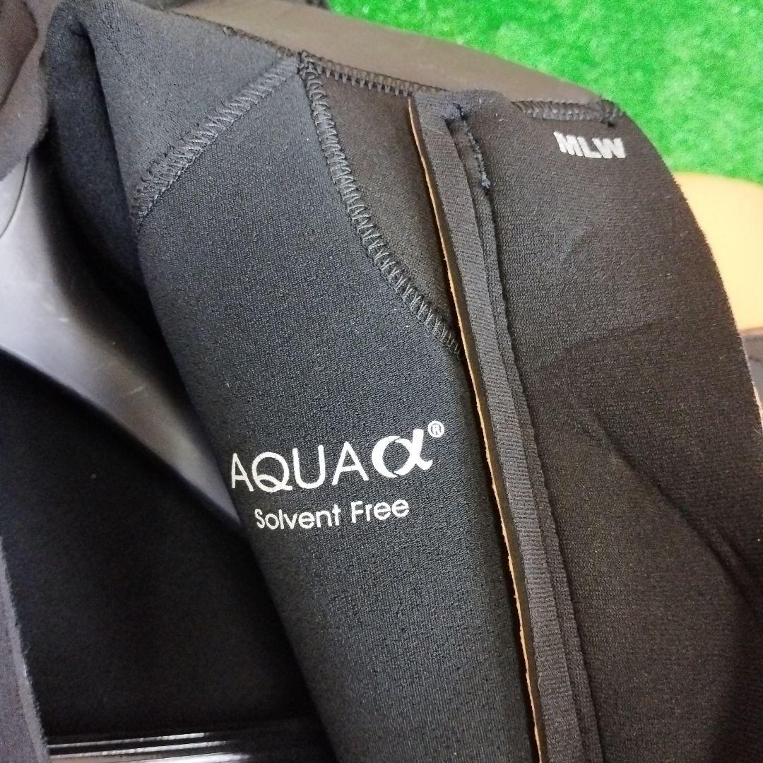 極美品　GULL ウエットスーツ サイズMLW 黒/オレンジ