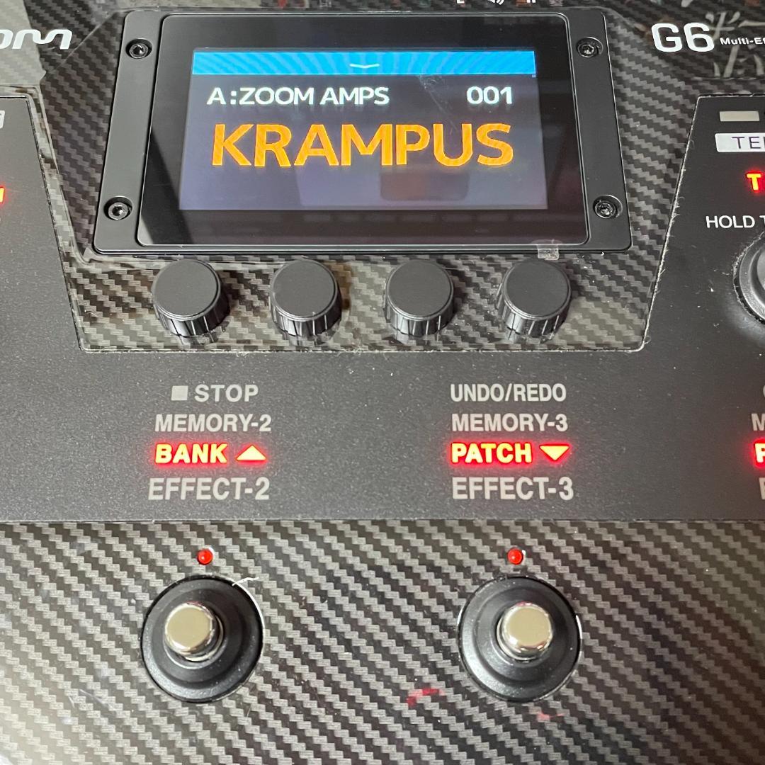 ZOOM G6 ギター マルチエフェクター 本体のみ