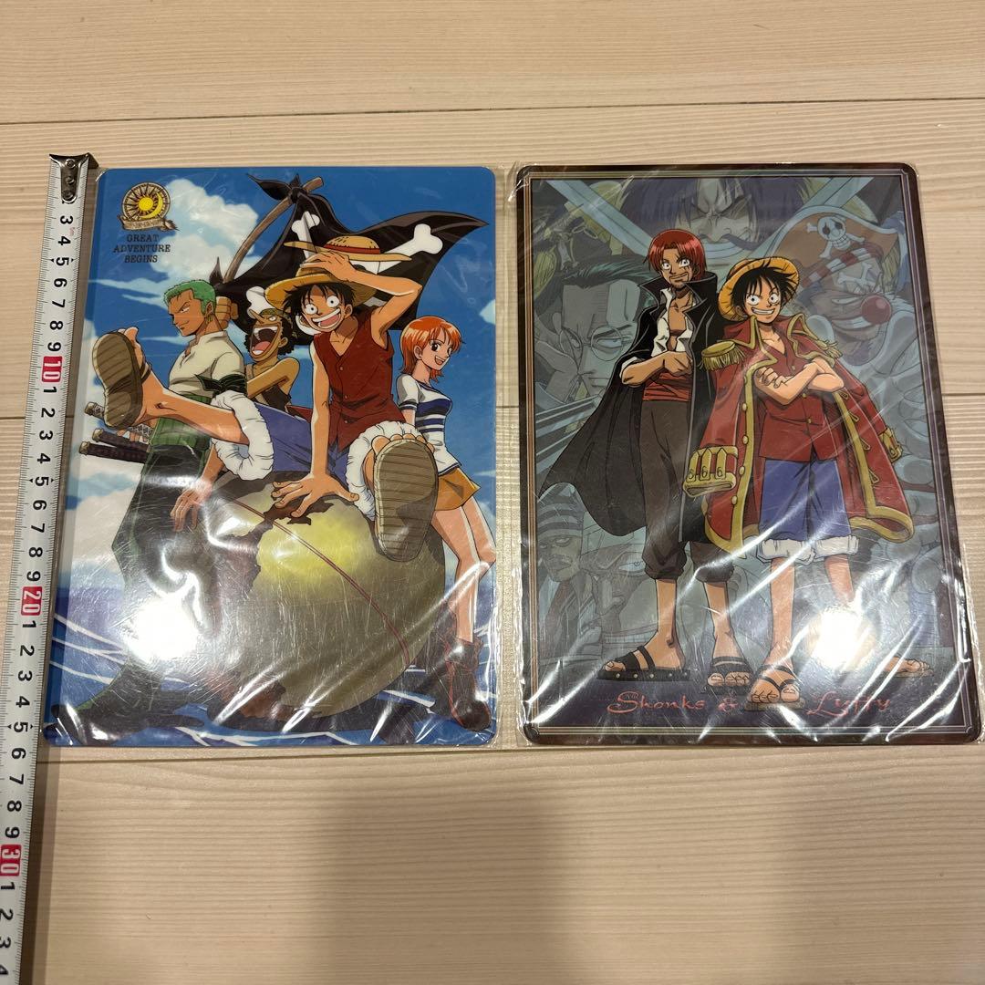 ワンピース　下敷き　2点　レトロ