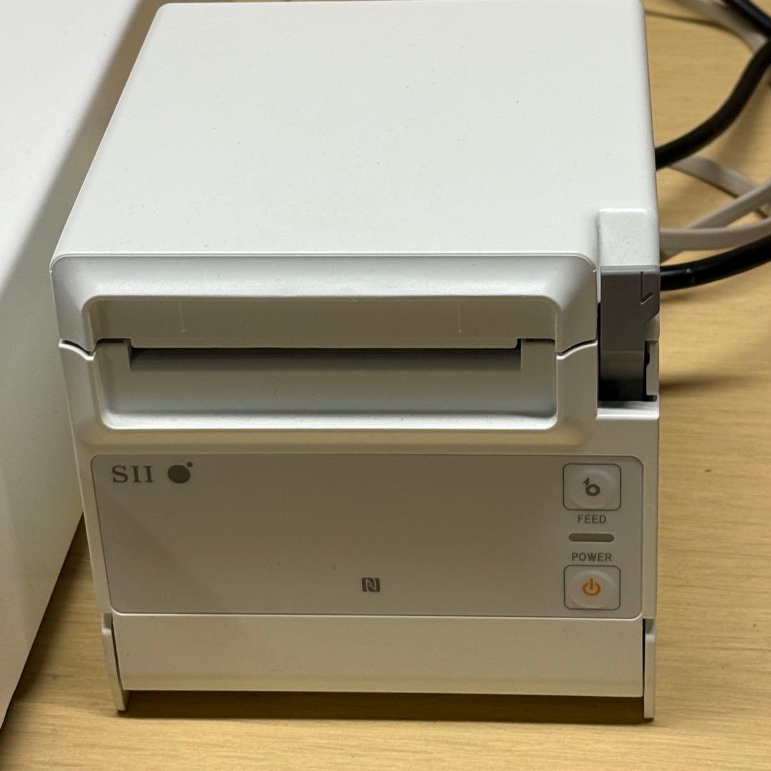 SII レシートプリンター ホワイト 付属品付き
