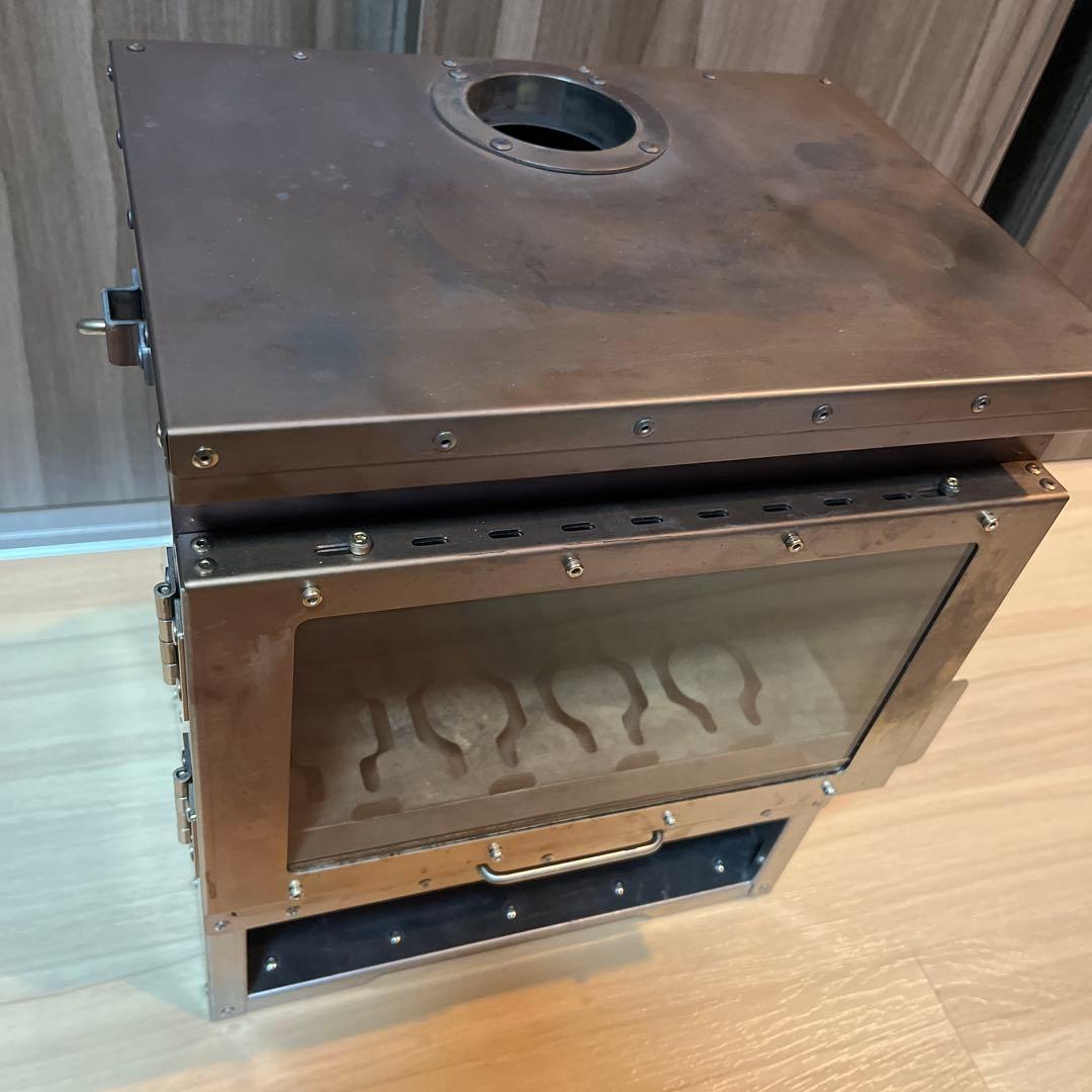 Soomloom VistaV 小型薪ストーブ ポータブル暖炉 二次燃焼