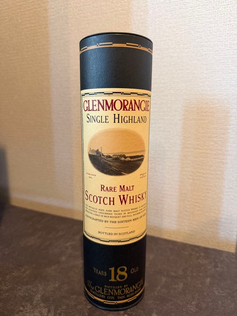 Glenmorangie 18年 シングルモルトウイスキー 50ml 旧ラベル