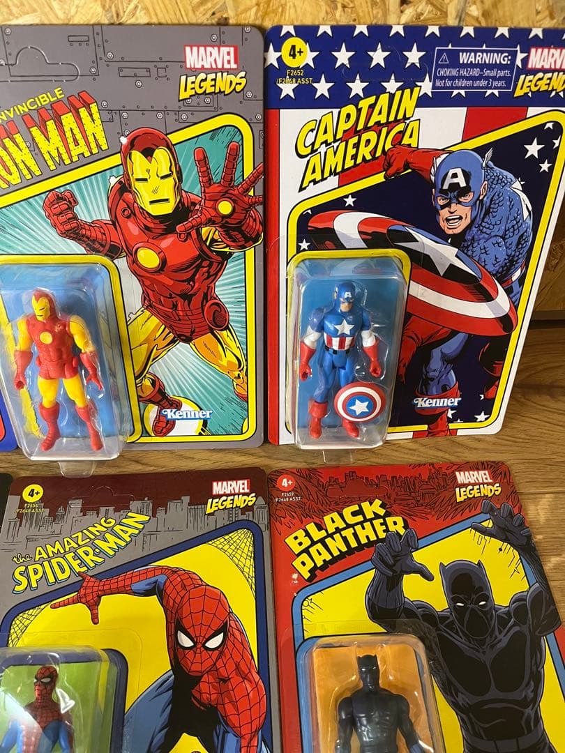 マーベルレジェンド レトロ　3.75インチ　6種新品未開封