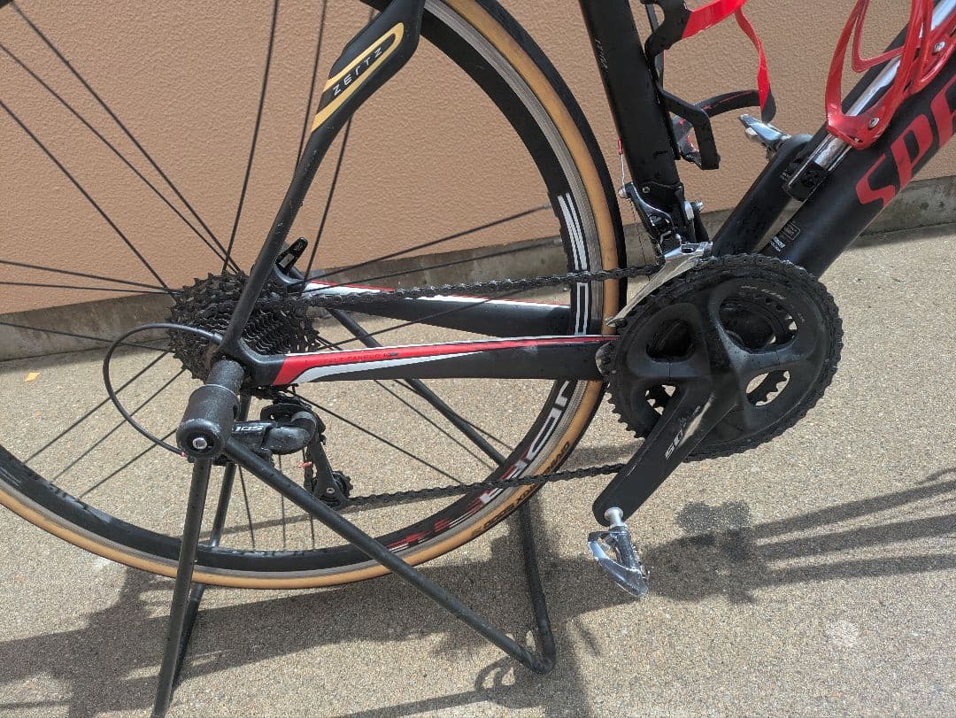 Specializedロードバイク ブラック/レッド　カーボン　105