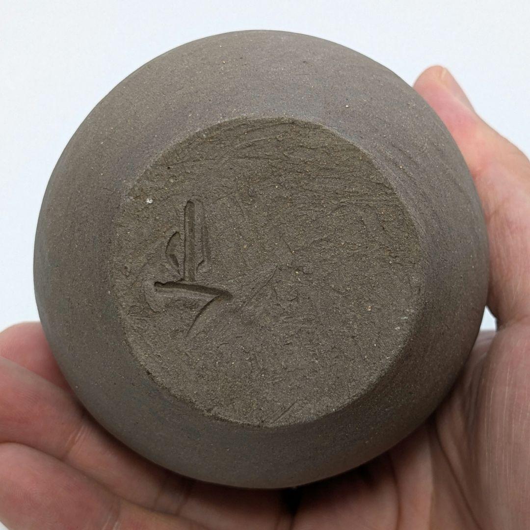 岡山県重要無形文化財 山本出 備前焼 銀彩徳利A 酒器 花器 一輪挿し花瓶 花入