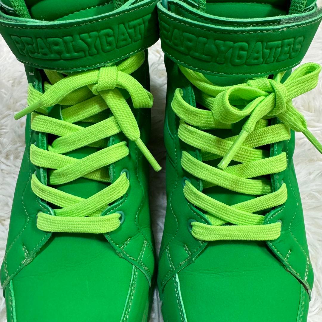 パーリーゲイツ ハイカット　ゴルフシューズ グリーン PEARLY GATES