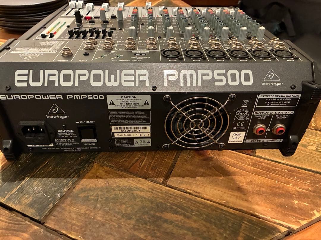BEHRINGER PMP500 ベリンガー パワードミキサー
