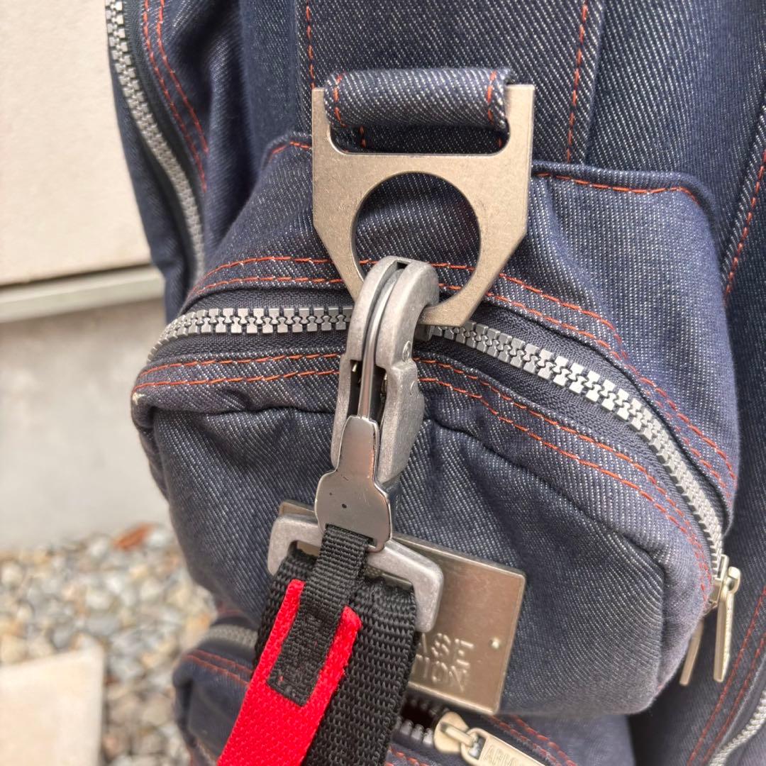 希少 デニム生地 アーミーベースコレクション スタンドキャディバッグ ゴルフ