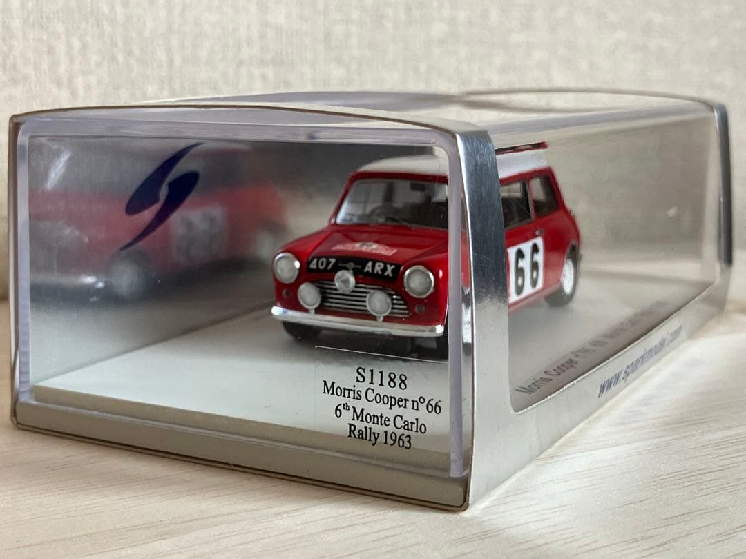 スパーク 1/43 モーリス クーパー #66 モンテカルロラリー 1963