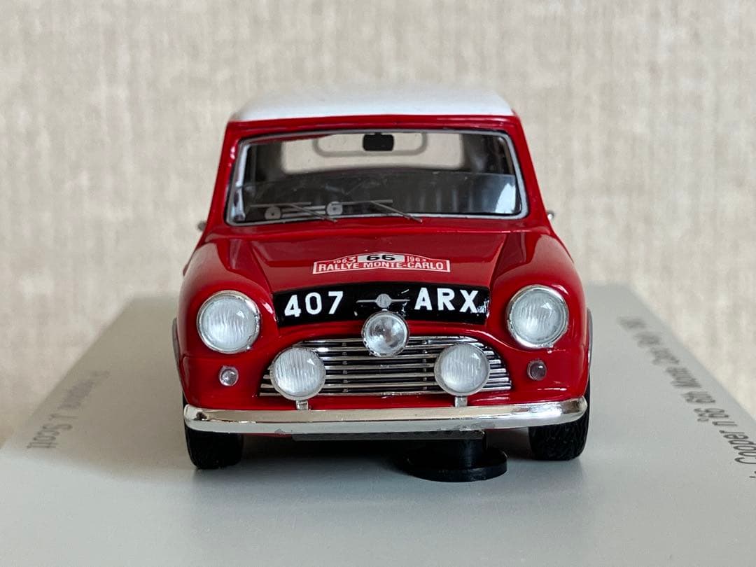 スパーク 1/43 モーリス クーパー #66 モンテカルロラリー 1963