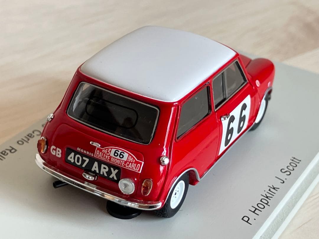 スパーク 1/43 モーリス クーパー #66 モンテカルロラリー 1963