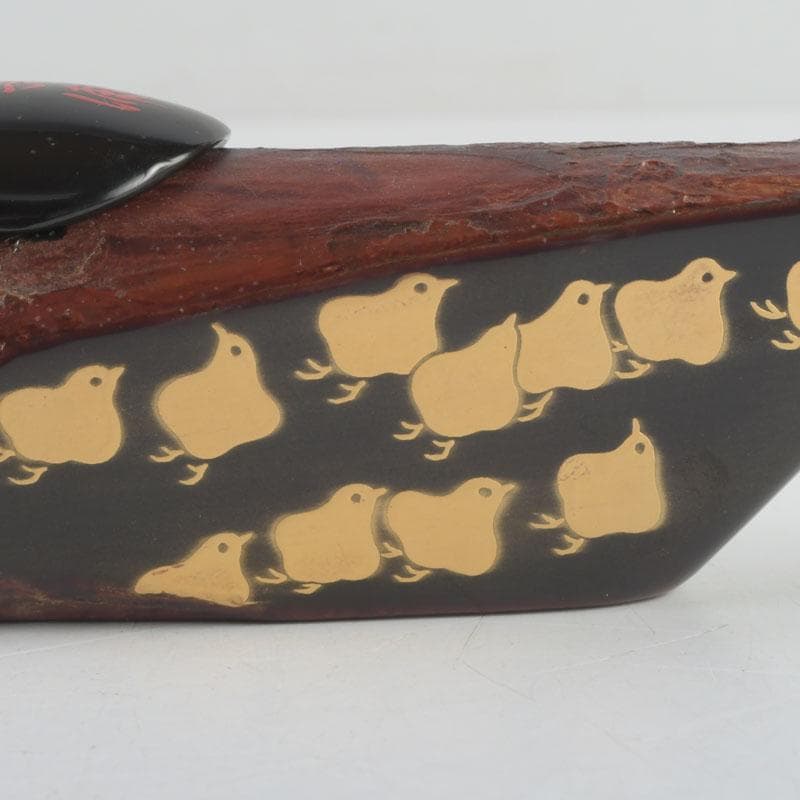 茶道具　小松幸清作　玄々斎好写　蜑小舟香合　共箱　V　9531