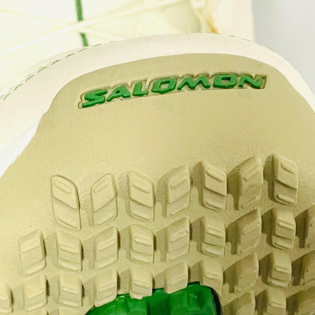 【美品】SALOMON サロモン スノーボードブーツ 23.5cm 白×緑