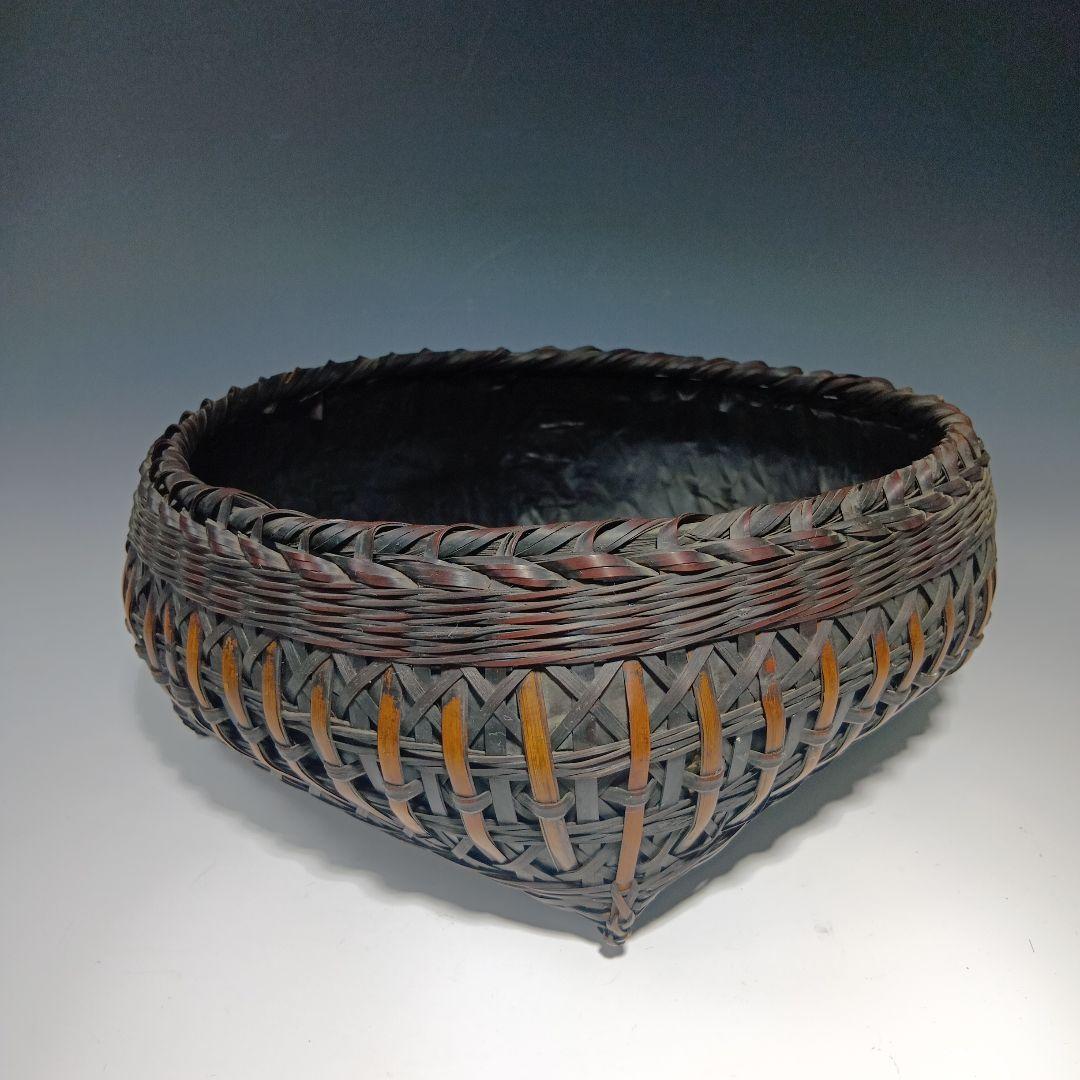 値下げ茶道具　竹製　炭籠　2個おまとめ