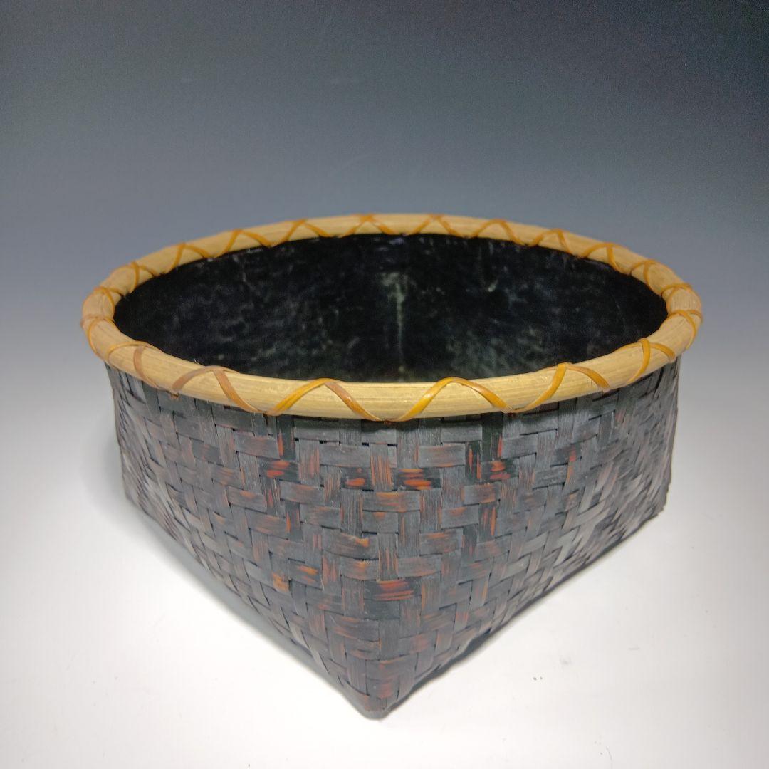 値下げ茶道具　竹製　炭籠　2個おまとめ