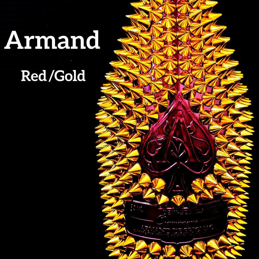 【24時間以内発送】アルマンド レッド ゴールド トゲマンド リシュリンクボトル