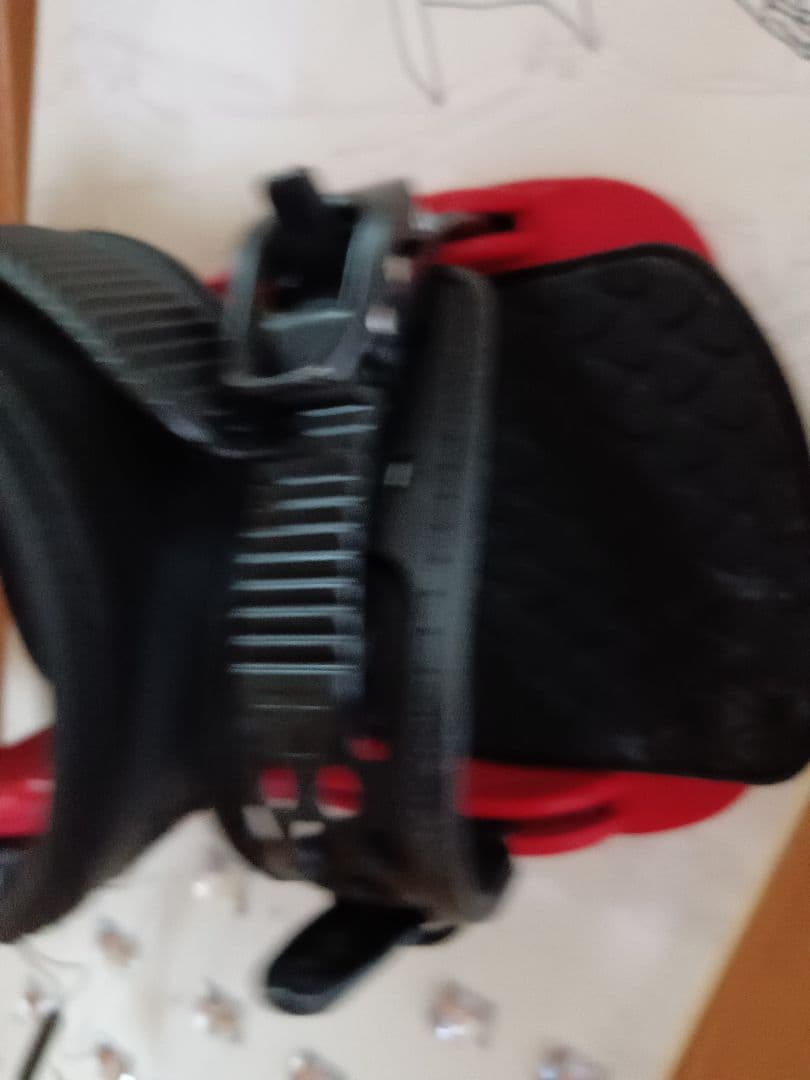 ✿うり✿ユニークデザイン スノーボードビンディング付き　154