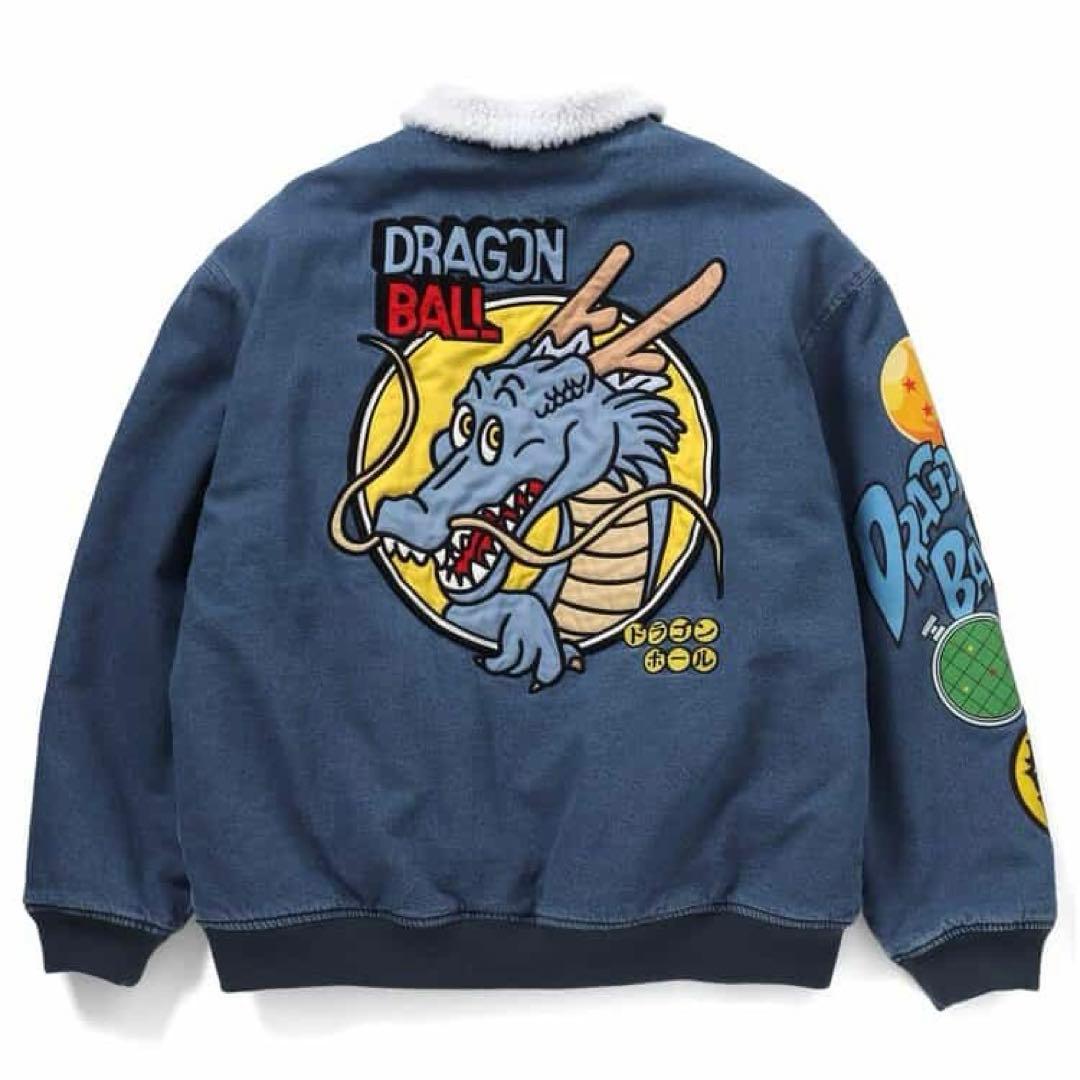 BREEZE ドラゴンボール コラボ デニム ボアジャケット