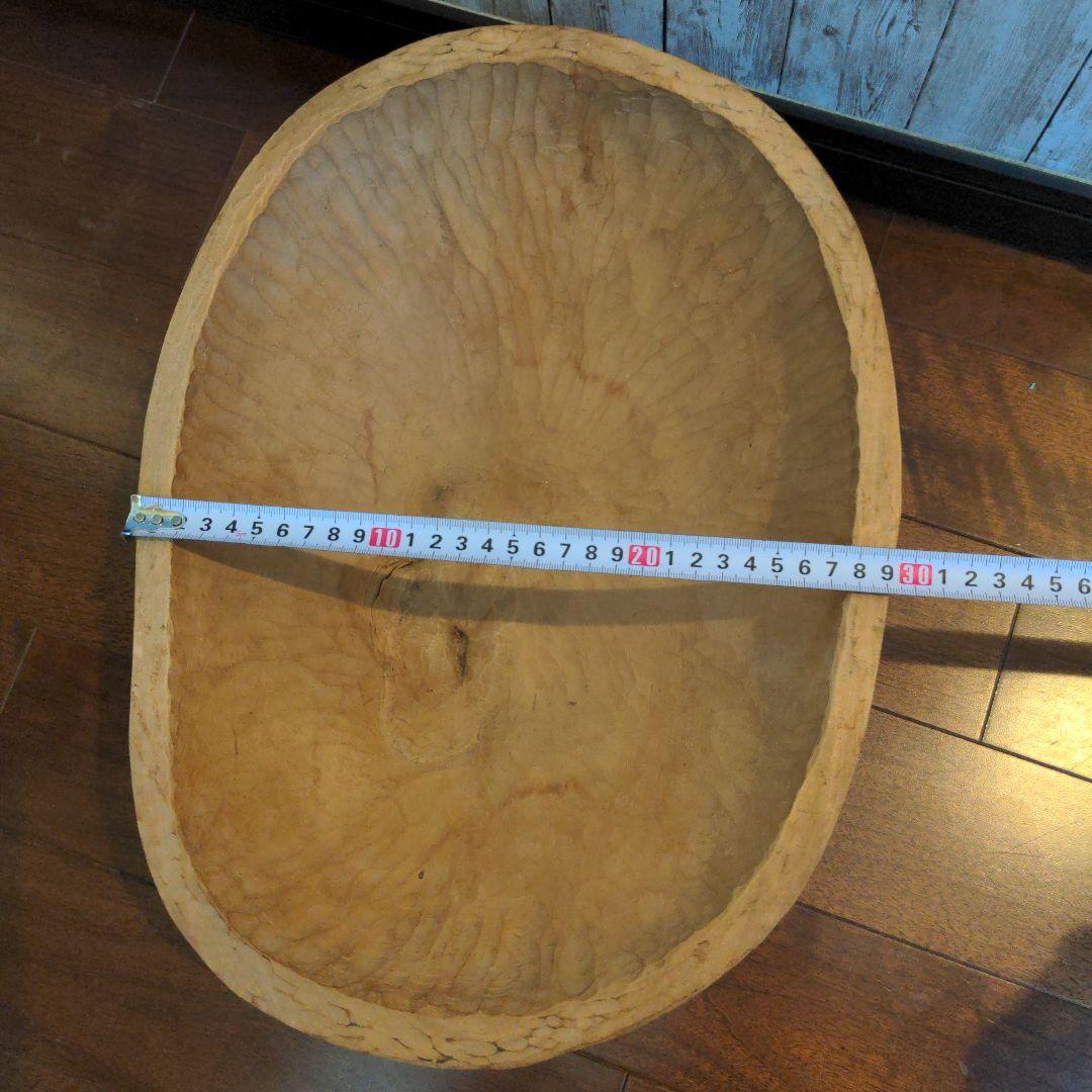 こね鉢 古道具 木製 日本製 ウッドボウル そば鉢 ねり鉢 蚤の市