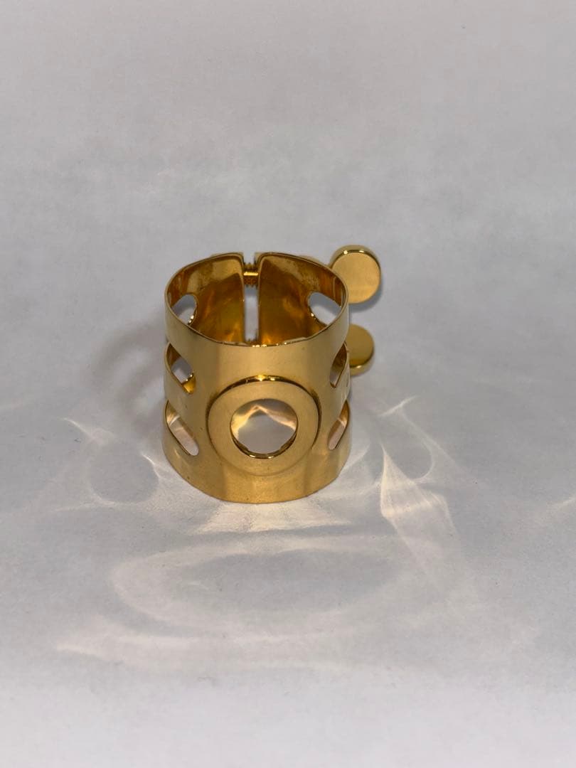 ウッドストーン クラリネット用 金メッキ逆締めリガチャー ケース欠品