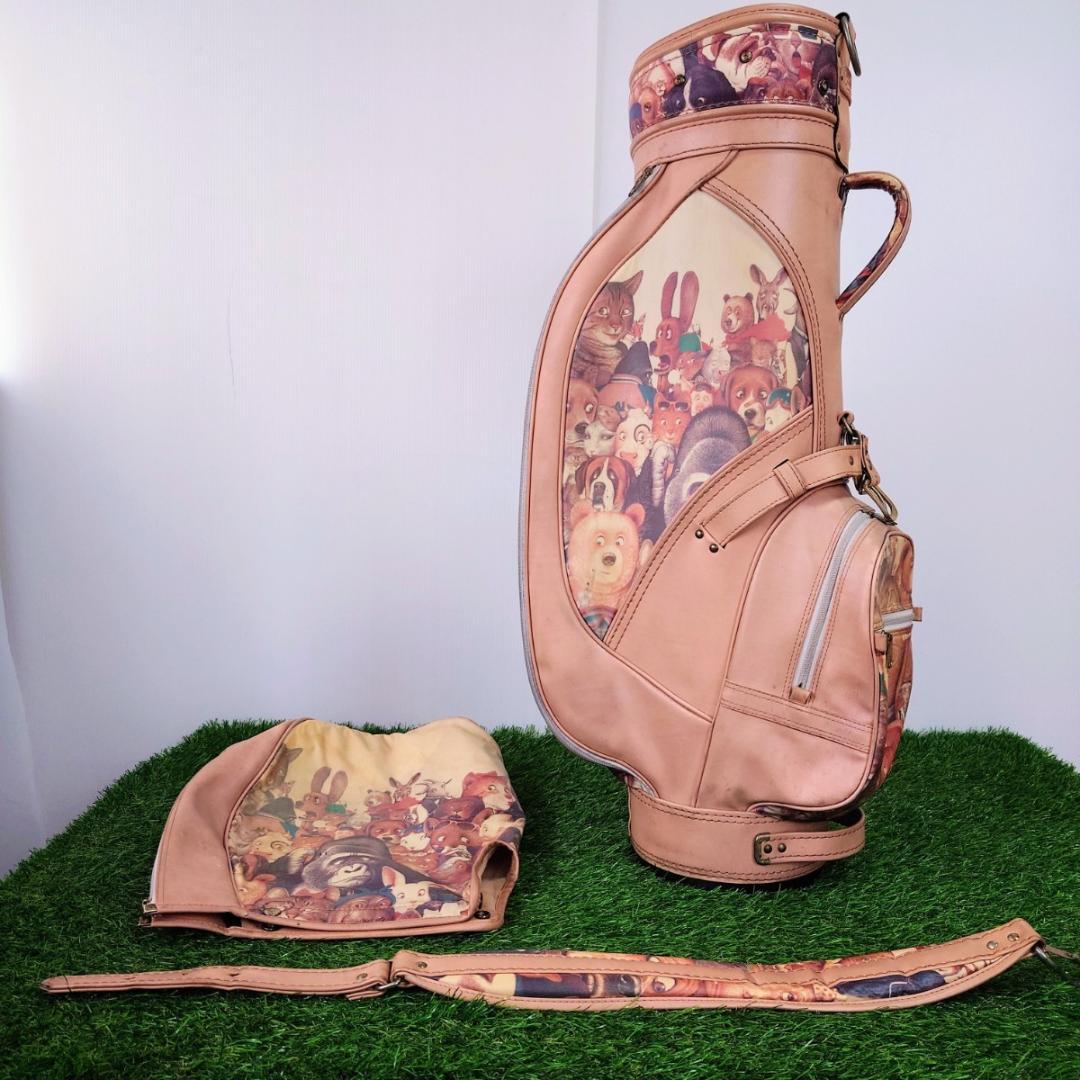 KUNIO COLLECTION☆キャディバッグ☆ゴルフバッグ☆アニマル柄
