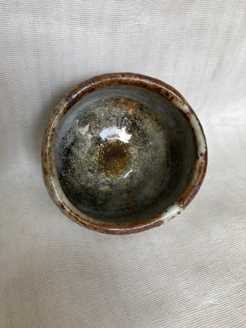 木戸貞昭／土灰志野茶碗／B33