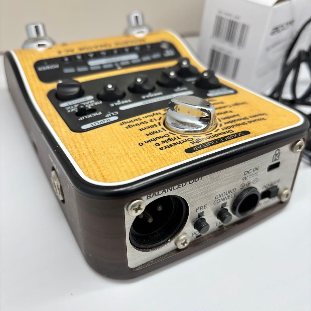 2369 ZOOM AC-2 ギター DI プリアンプ エフェクター
