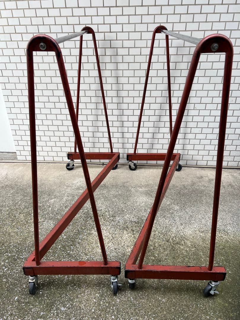 アンティーク風店舗ディスプレイラック2個