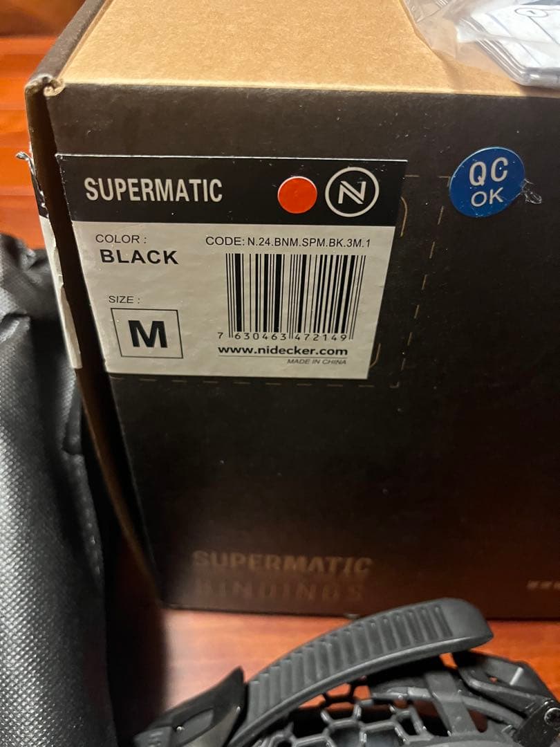 Nidecker Supermatic ビンディング M ブラック