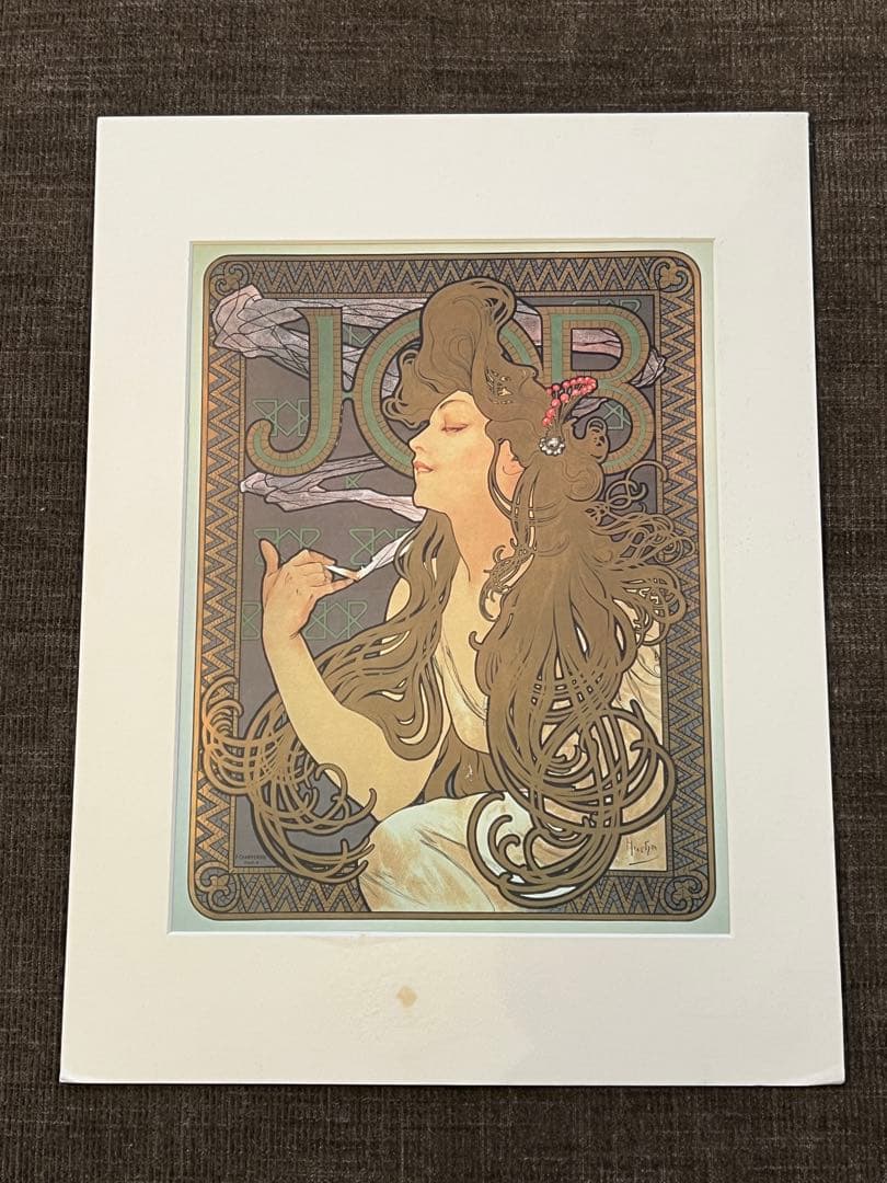 2013年ミュシャ展購入 公式復刻2点セット JOB