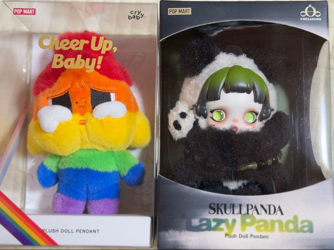 SKULLPANDA & CRYBABY & DIMOO 3点