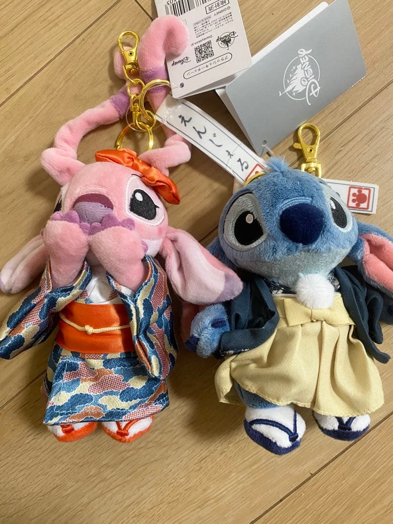 スティッチ 和装　ぬいぐるみキーチェーン