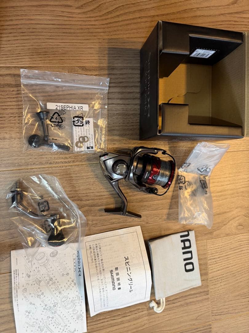 シマノ　21 セフィアxr c3000SHG 美品　sephia スピニング