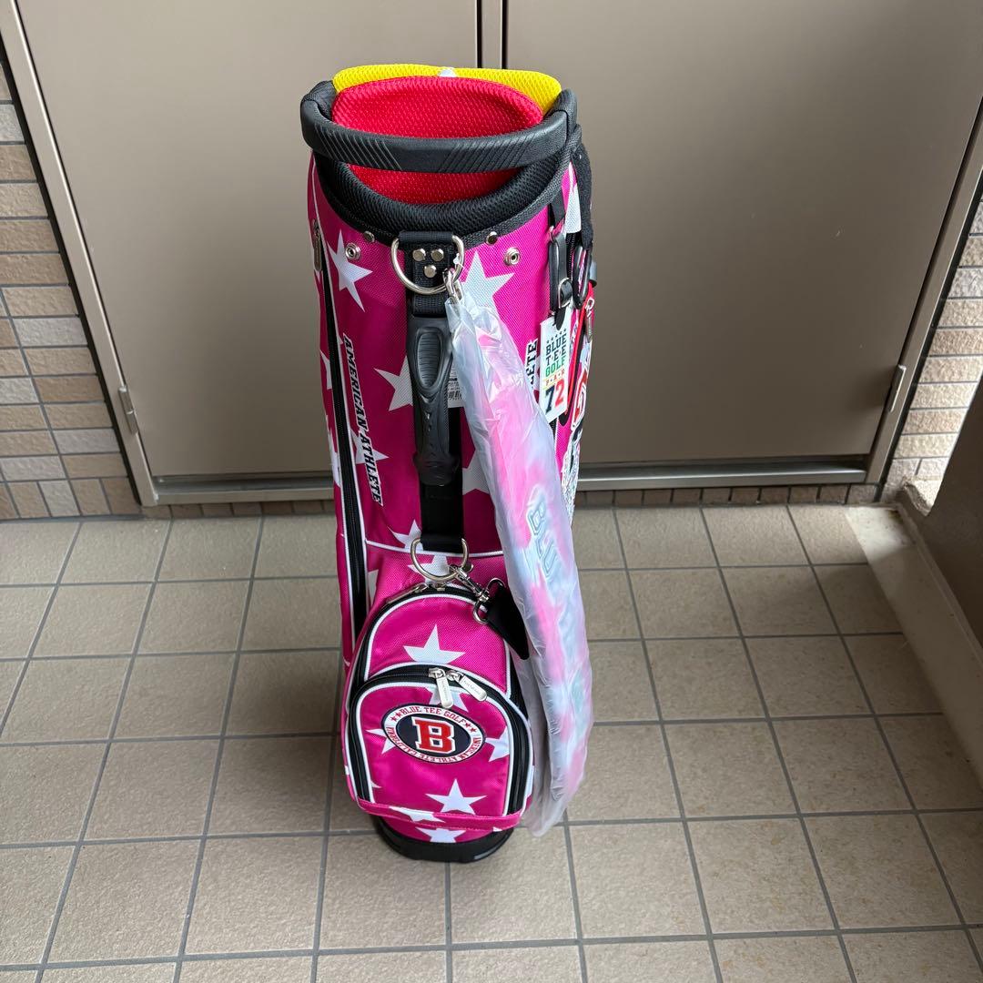 新品タグ付き‼️ブルーティーゴルフ　軽量キャディバッグ 女性　9型　キャディバック