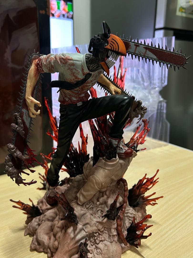 叶*多様 渋谷スクランブル チェンソーマン 1/7 スケール　フィギュア　開封済