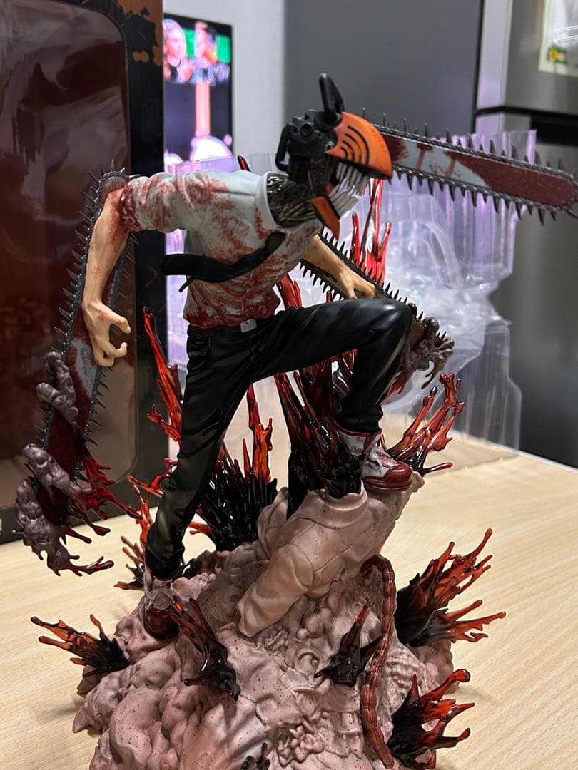 叶*多様 渋谷スクランブル チェンソーマン 1/7 スケール　フィギュア　開封済