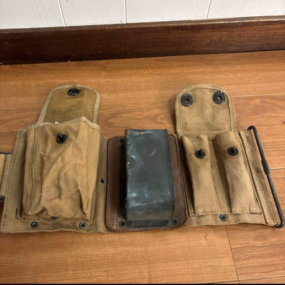 米軍　実物　WW1 WW2 M1918 BARガンナーベルト 送料無料