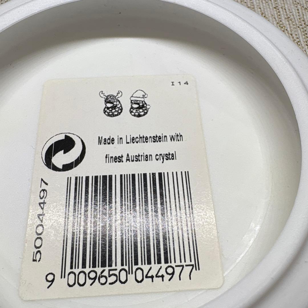 スワロフスキー クリスタル アヒル 置物 サンタ トナカイ