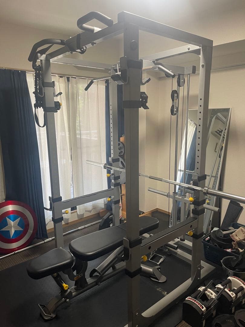 パワーラックとトレーニングベンチセット