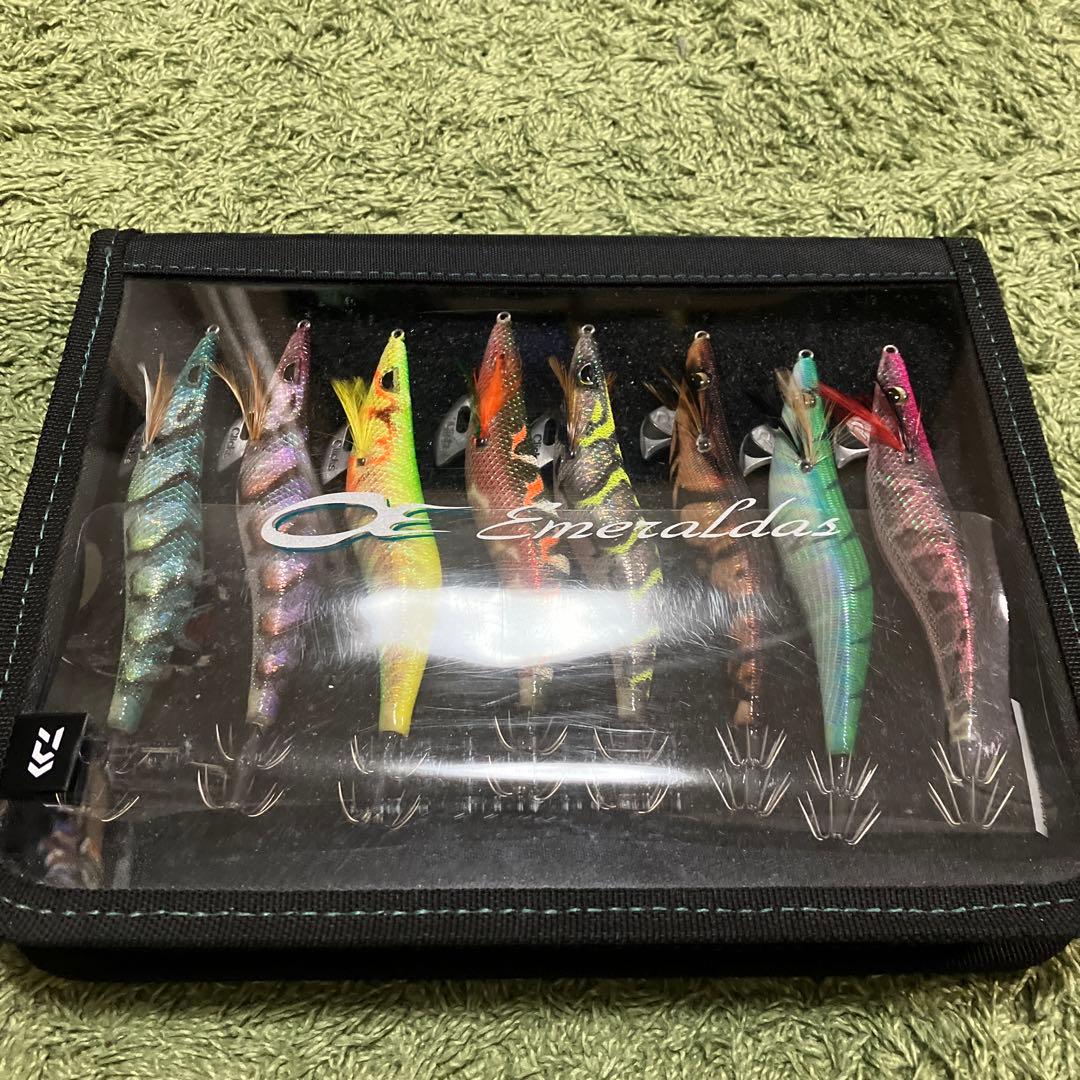 プロスペック、エクスペクト　エメラルダスエギケース　アオリイカ　エギングセット