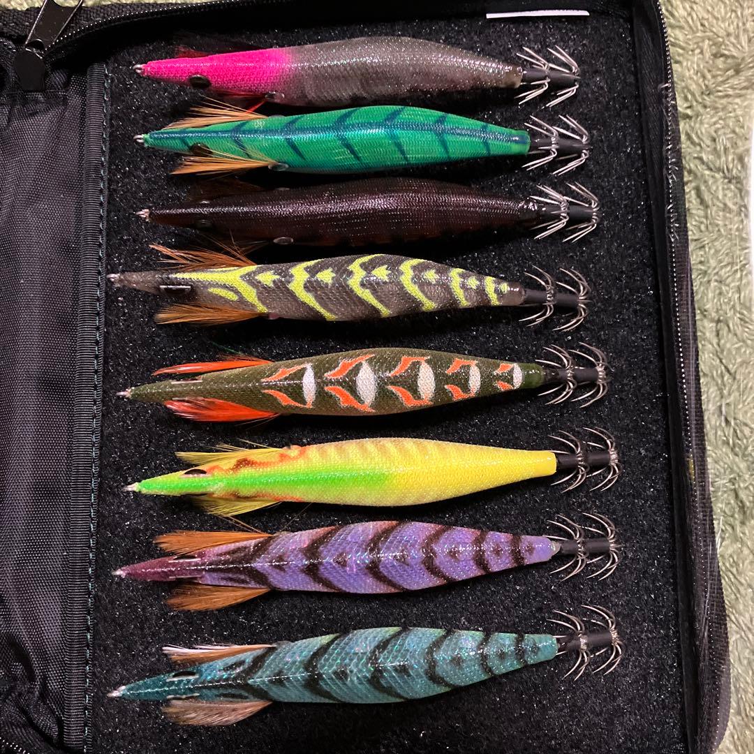 プロスペック、エクスペクト　エメラルダスエギケース　アオリイカ　エギングセット