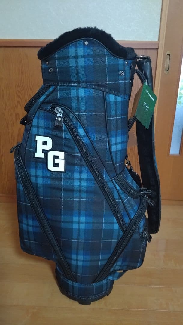 パーリーゲイツ キャディバッグ タータンチェック ブラックウォッチチェック
