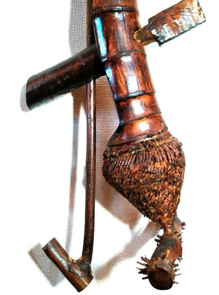 ♦【希少】超レアな【一点物】♦【高級】特大ロング【自在鉤】♦コレクション◆民芸品