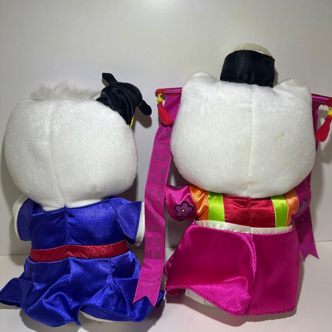 ハローキティ　ぬいぐるみ　8体セット　サンリオ　宇宙服　ドレス　和服　和装