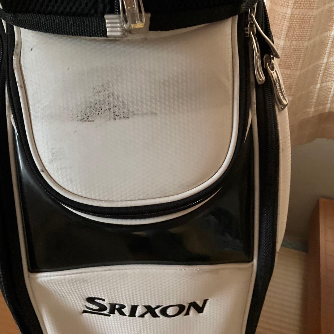 Srixon キャディバッグ ホワイト・オレンジ・ブラック