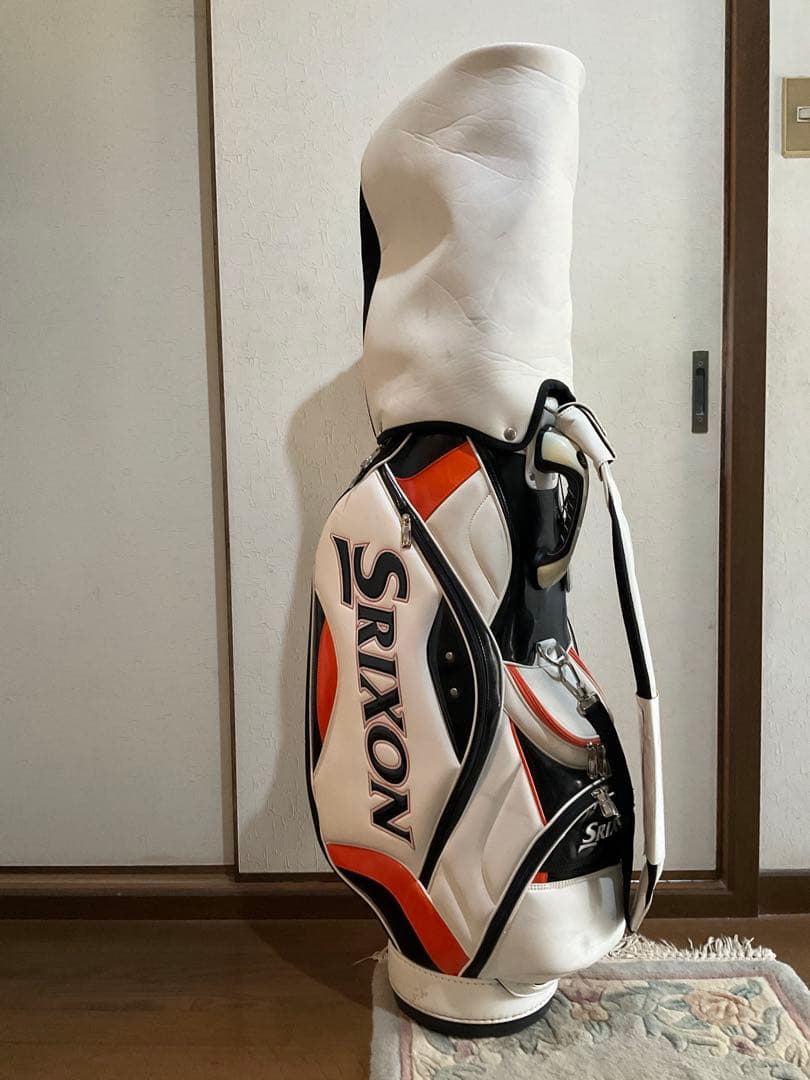 Srixon キャディバッグ ホワイト・オレンジ・ブラック
