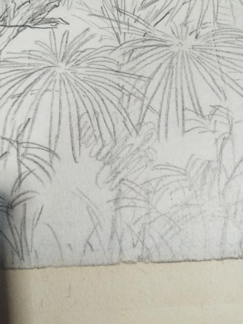 川合玉堂　裏山写生