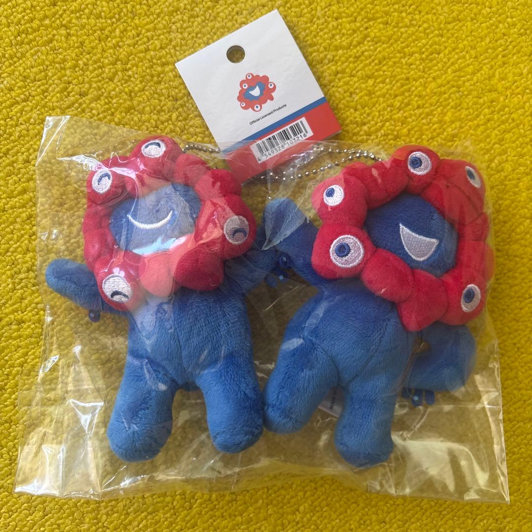 大阪万博 ミャクミャク ふたご マスコット ぬいぐるみ キーホルダー ペア　限定