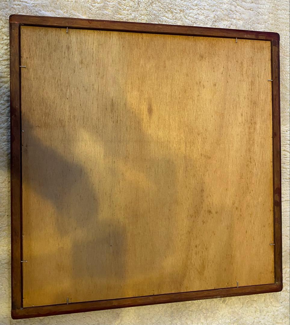 アンティーク　チャイニーズ　　　　　アートフレーム　水墨画パンダ　54x55.5